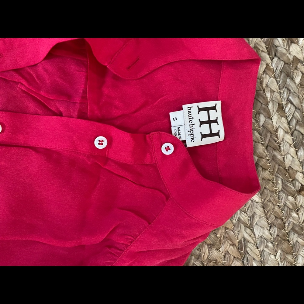 Haute Hippie size small oversized long blouse. Never worn but removed the tags
